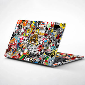 Universal Laptop Skin - Sticker Bomb Tiger