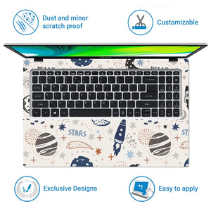 Universal Laptop Skin - Hello Space Moon