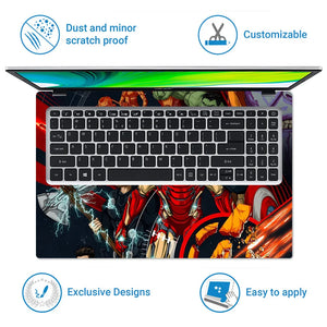Universal Laptop Skin - Iron Man & Avengers Art