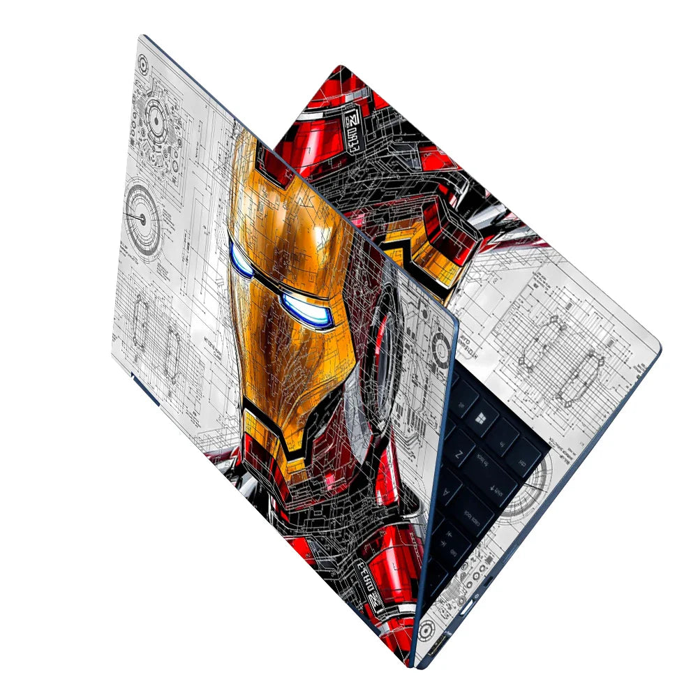 Universal Laptop Skin - Iron Man Blueprint