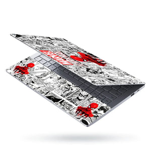 Universal Laptop Skin - Black White Marvel Comic Panels
