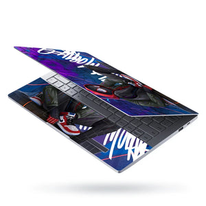 Universal Laptop Skin - Spider Hoodie Shoe Lace