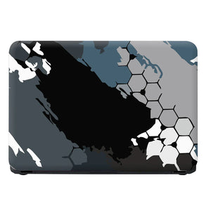 Universal Laptop Skin - Grey Black Honeycomb