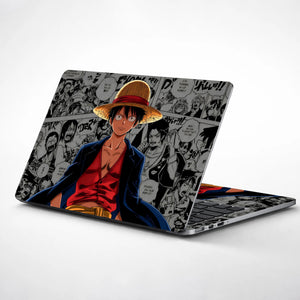 Laptop Skin - Anime Pirate Hero in Bold Colors