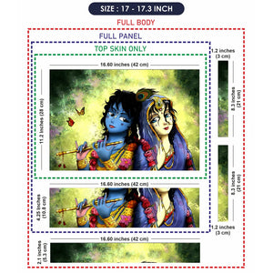 Universal Laptop Skin - Cute Radha Krishna