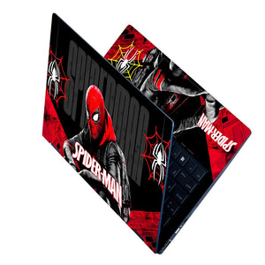 Laptop Skin - Spider-Man Dark Hoodie Superhero Comic Artwork