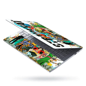 Laptop Skin - Vibrant Manga Adventure Colorful Characters