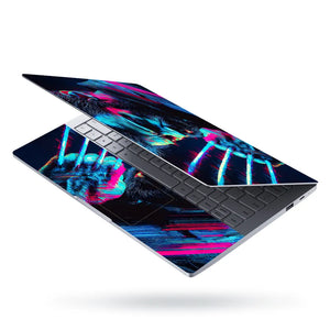 Laptop Skin - Vibrant Digital Portrait Heroic Mood