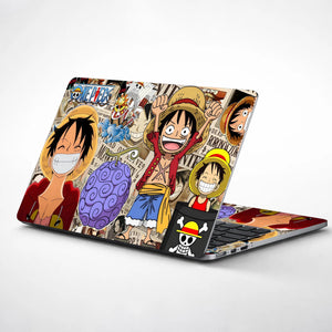 Laptop Skin - Vibrant Anime Pirate Adventure Cheerful Mood