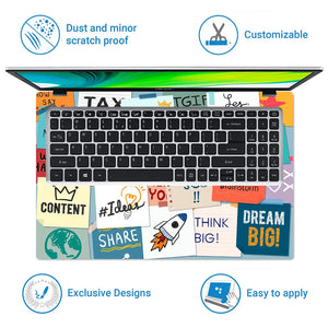 Universal Laptop Skin - Content Is King