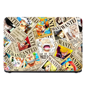 Laptop Skin - Vibrant Anime Character Wanted Posters