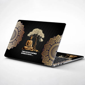 Universal Laptop Skin - Meditating Buddha Mandala