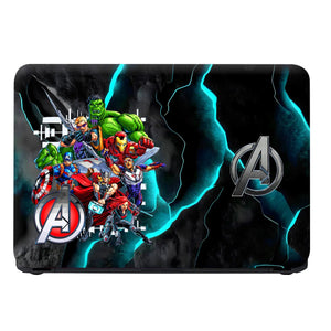 Laptop Skin - Vibrant Comic Superheroes Dynamic Action