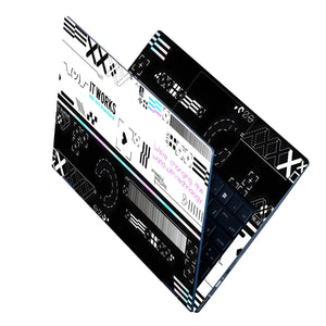 Universal Laptop Skin - Minimal Tech Abstract It Works