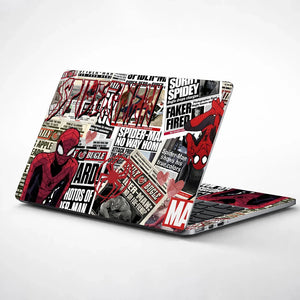 Universal Laptop Skin - Spiderman Comic Collage