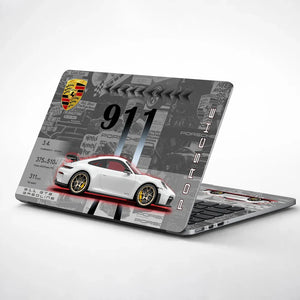 Universal Laptop Skin - Porsche 911 Classic Grey