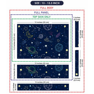 Universal Laptop Skin - Planet Space