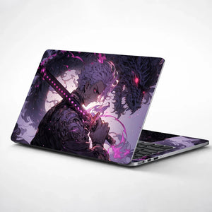 Universal Laptop Skin - Samurai with Katana and Dragon