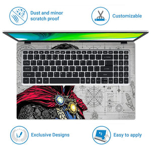 Universal Laptop Skin - Doctor Strange Sketch