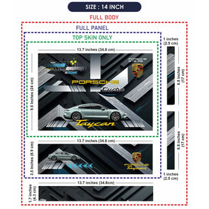 Universal Laptop Skin - Porsche Taycan Turbo