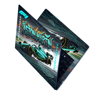 Universal Laptop Skin - Aston Martin F1 Speed Art