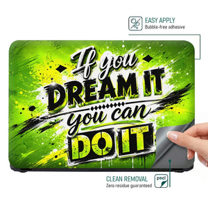 Dream It Do It Splash Laptop Skin - View 4
