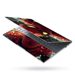 Dynamic Spider-man Action Portrait Laptop Skin - View 3