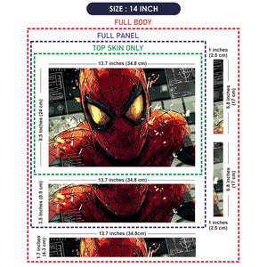 Dynamic Spider-man Action Portrait Laptop Skin - View 7