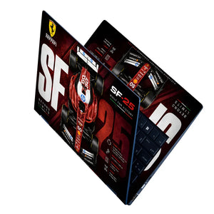 F1 Ferrari SF25 Top View Laptop Skin - View 2