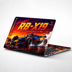 F1 RBX19 Racing Prototype Sunset Laptop Skin - View 1