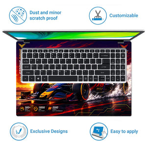 F1 RBX19 Racing Prototype Sunset Laptop Skin - View 5