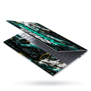 F1 Speed Dominance Velocity Racing Laptop Skin - View 3