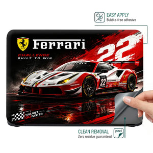 Ferrari 488 Challenge Built To Laptop Skin - View 4
