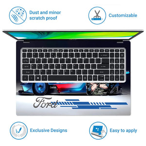 Ford GT Kakashi Anime Racing Laptop Skin - View 5