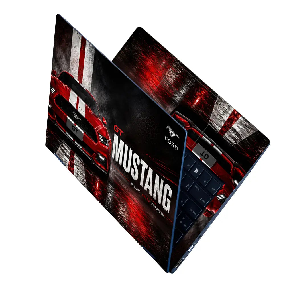 Ford Mustang GT Power Style Laptop Skin - View 2