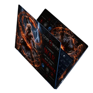 Gaming God Of War Kratos Chains Vortex Laptop Skin - View 2