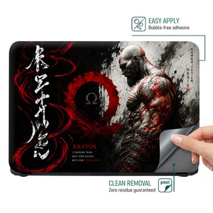 Gaming God Of War Kratos Eastern Vengeance Laptop Skin - View 4