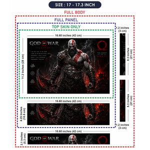 Gaming God Of War Kratos Ghost Of Sparta Axe Laptop Skin - View 9