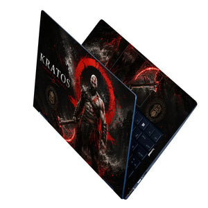 Gaming God Of War Kratos Ghost Of Sparta Stand Laptop Skin - View 2