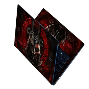 Gaming God Of War Kratos Helmet Death Crown Laptop Skin - View 2