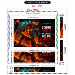Gaming God Of War Kratos Pillars Vengeance Laptop Skin - View 6