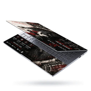 Gaming God Of War Kratos Ragnarok Witness Fall Laptop Skin - View 3