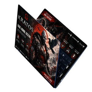 Gaming God Of War Kratos Raven Honor Destiny Laptop Skin - View 2