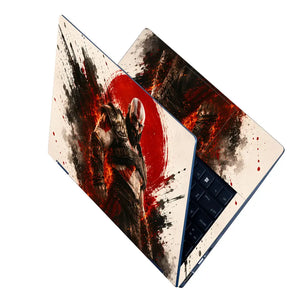 Gaming God Of War Kratos Red Sun Armor Laptop Skin - View 2