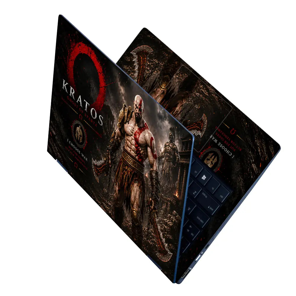 Gaming God Of War Kratos Underworld Ghost Laptop Skin - View 2