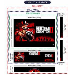 Gaming Red Dead 2 Arthur Morgan Poster Laptop Skin - View 9