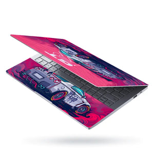 GTR Rearview Power Laptop Skin - View 3