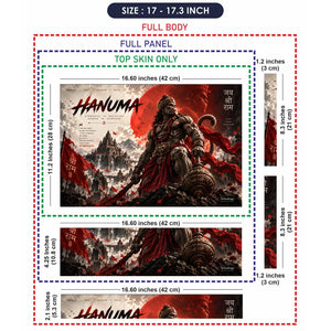 Hanuman Devotion Ascendant Laptop Skin - View 9