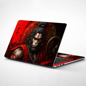 Hanuman Jai Shri Ram Laptop Skin - View 1