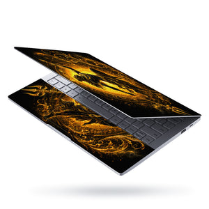 Hanuman Leap Spear Gold Laptop Skin - View 3